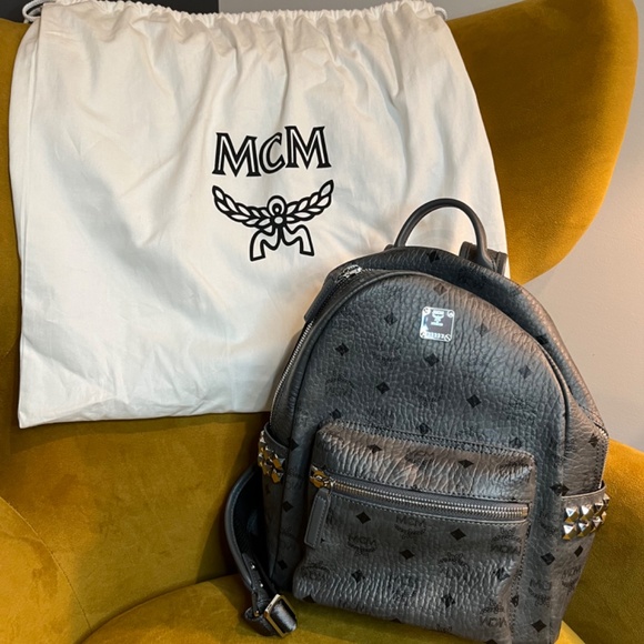 MCM Small Stark Side Backpack Phantom Grey main image 9